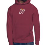 maroon plug hoodie